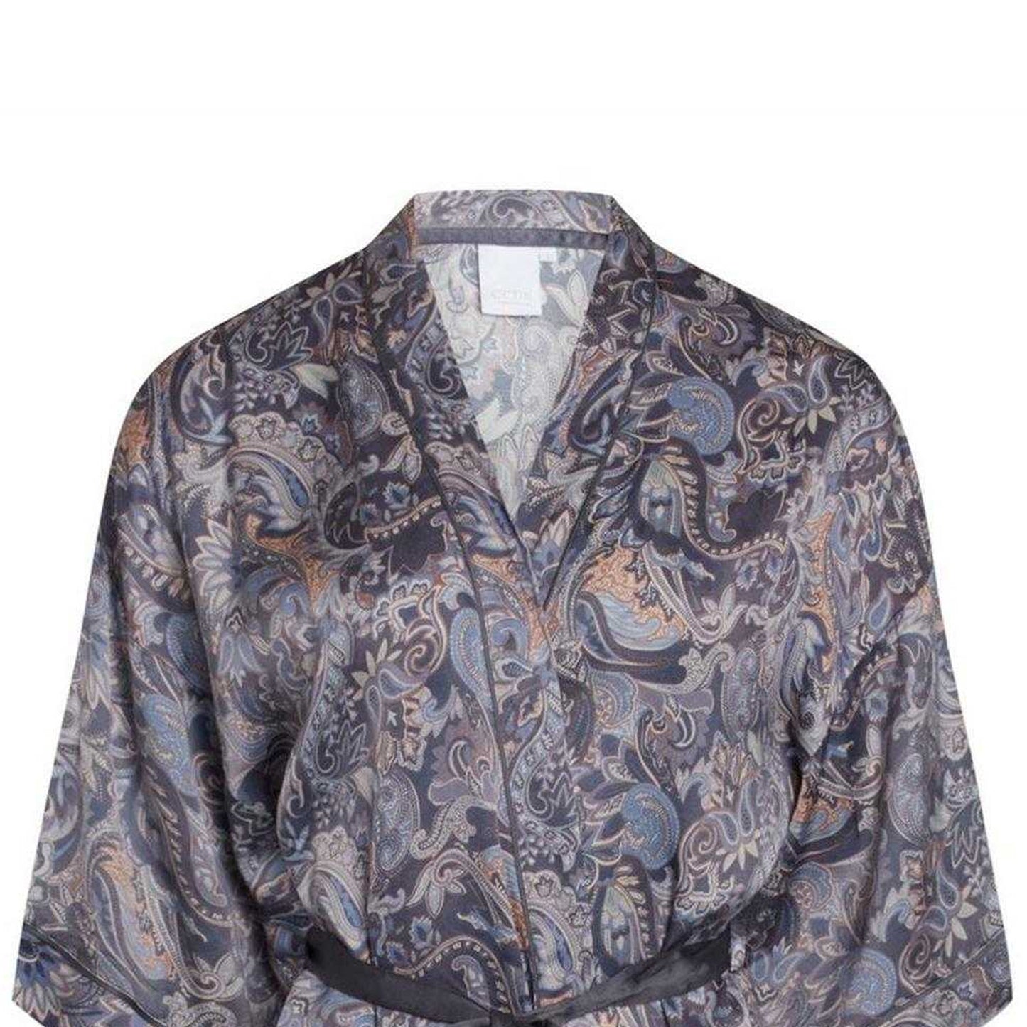 Eclipse Grey - Side - CCDK Copenhagen Womens-Ladies Jean Paisley Kimono