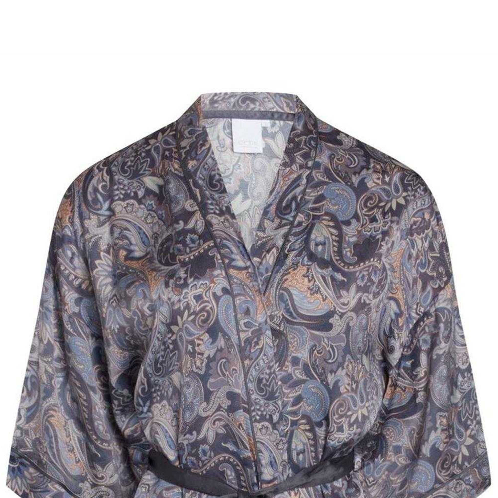 Eclipse Grey - Side - CCDK Copenhagen Womens-Ladies Jean Paisley Kimono