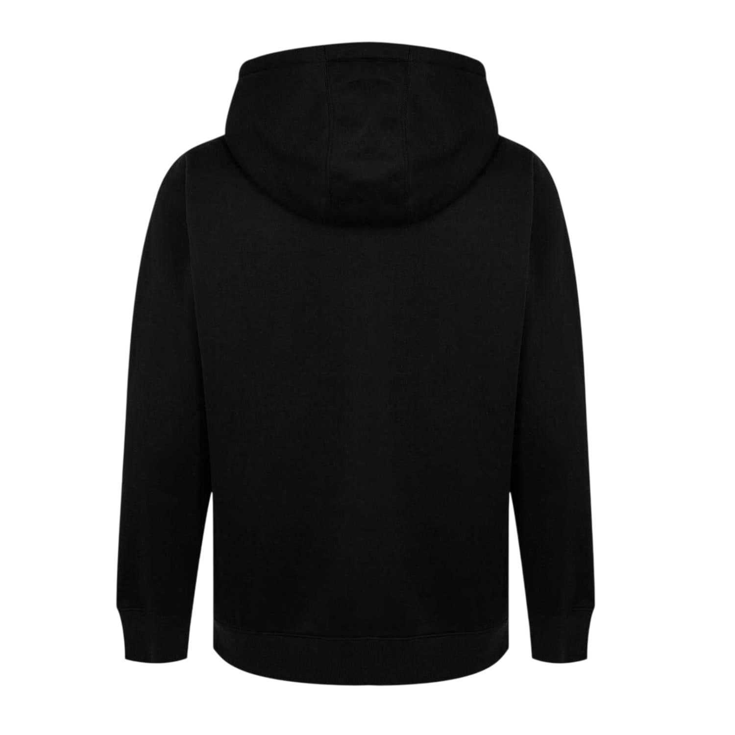 Black - Back - Lonsdale Mens Essential Regular Full Zip Hoodie