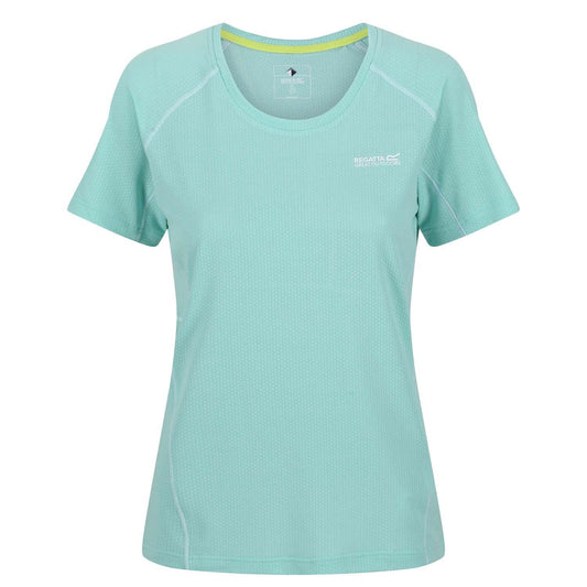 Teal - Front - Regatta Womens-Ladies Devote II Quick Dry Short-Sleeved T-Shirt