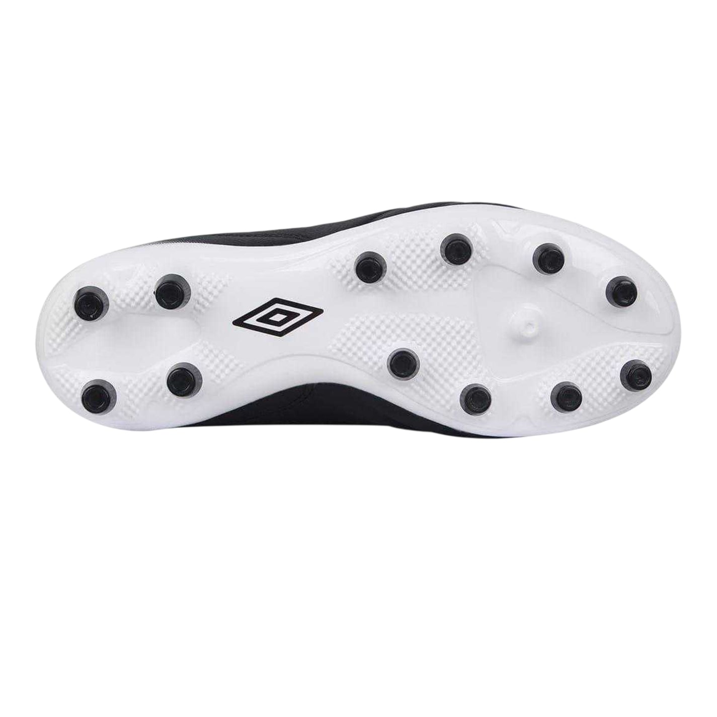 Black-White - Side - Umbro Childrens-Kids Calcio Two Tone Firm Ground Football Boots