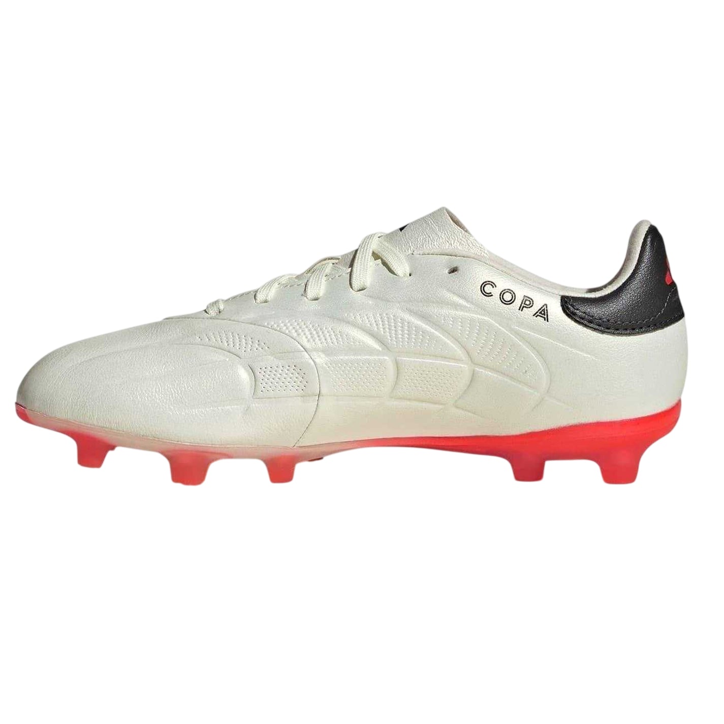 Ivory-Core Black - Side - Adidas Childrens-Kids Copa Pure 2 Club Firm Ground Football Boots