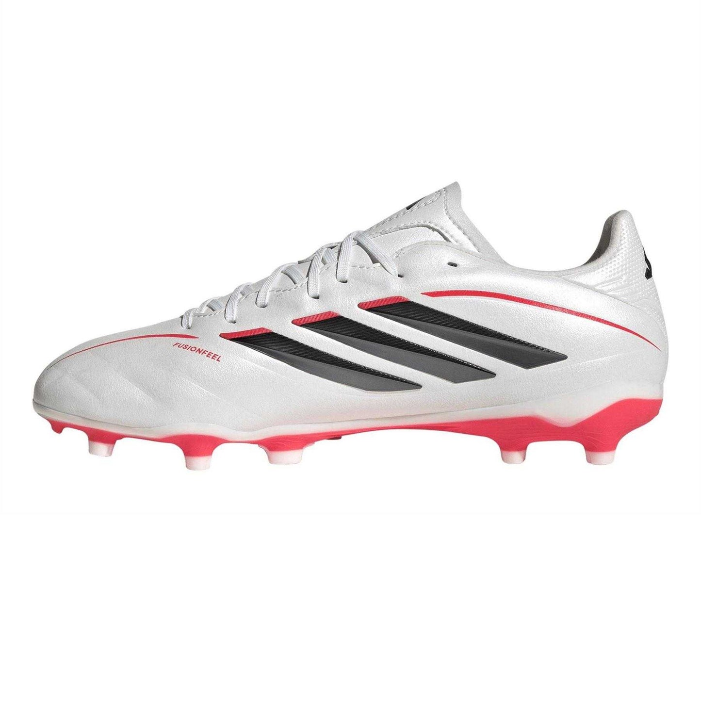 Metallic-Black-Red - Side - Adidas Womens-Ladies Copa Pure IV League Firm Ground Football Boots