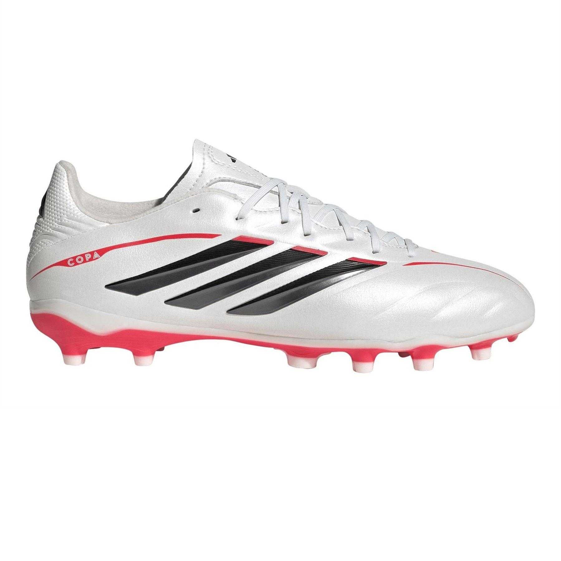 Metallic-Black-Red - Front - Adidas Womens-Ladies Copa Pure IV League Firm Ground Football Boots