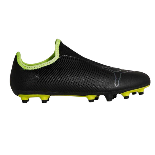 Black - Front - Puma Childrens-Kids Finesse Firm Ground Football Boots