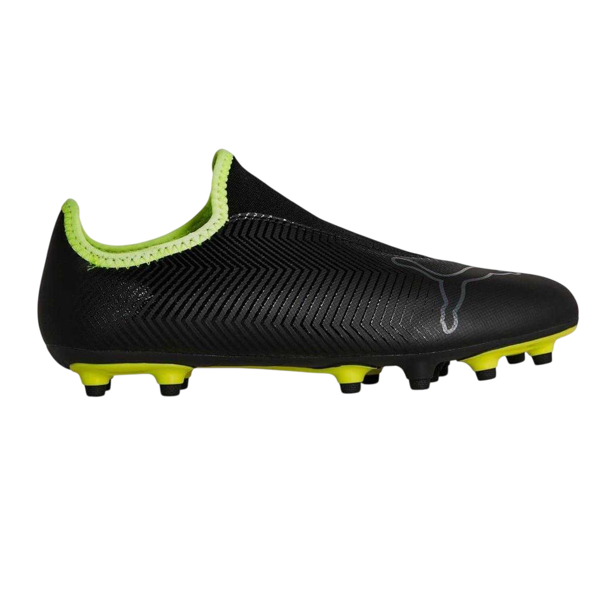 Black - Front - Puma Childrens-Kids Finesse Firm Ground Football Boots