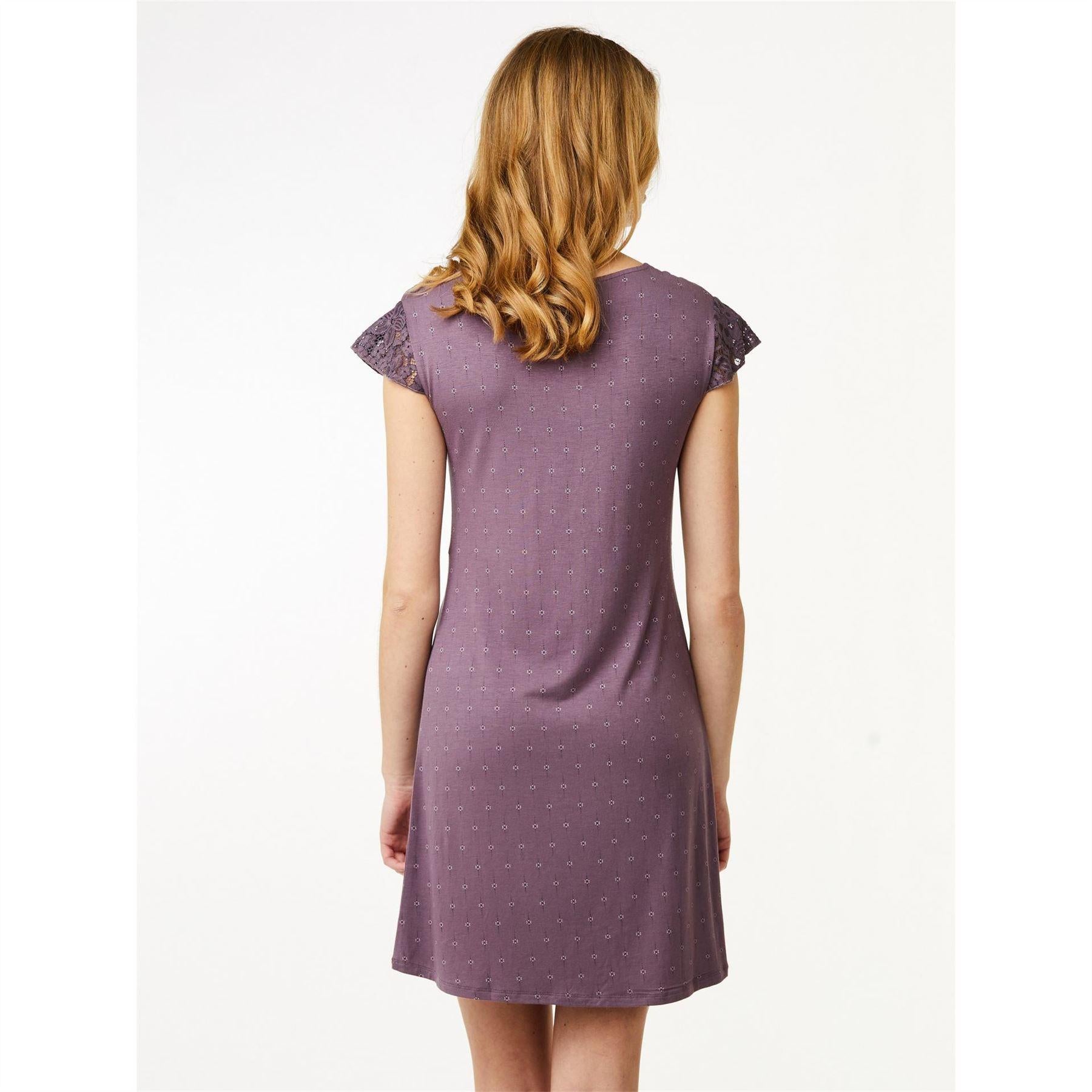 Purple - Lifestyle - CCDK Copenhagen Womens-Ladies Margit Flowers Lace Dress