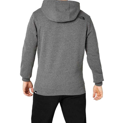 Grey - Back - The North Face Mens Dome Hoodie