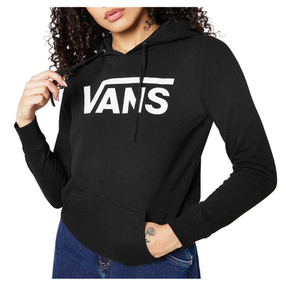 Black - Side - Vans Womens-Ladies Logo Hoodie