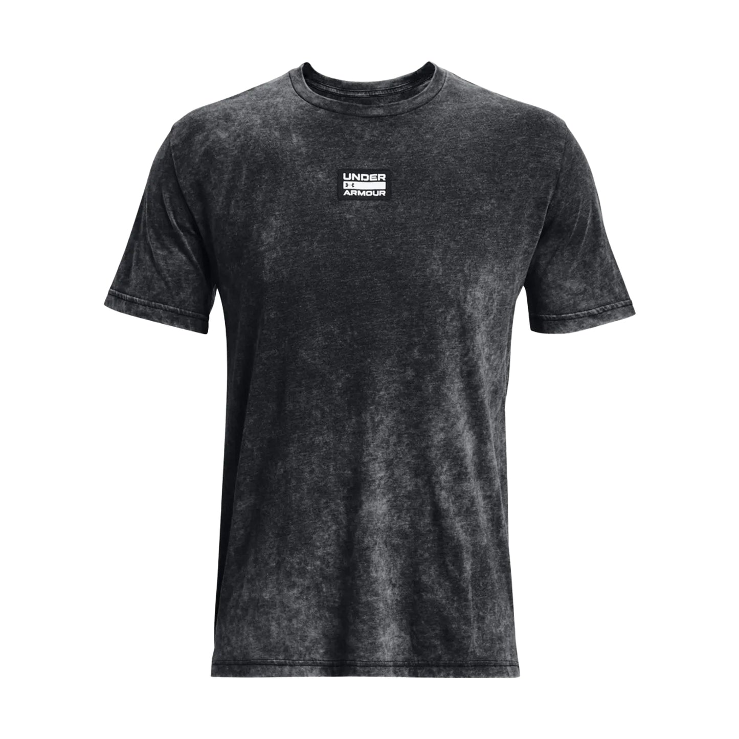 Black - Front - Under Armour Mens Elevated Core Washed T-Shirt