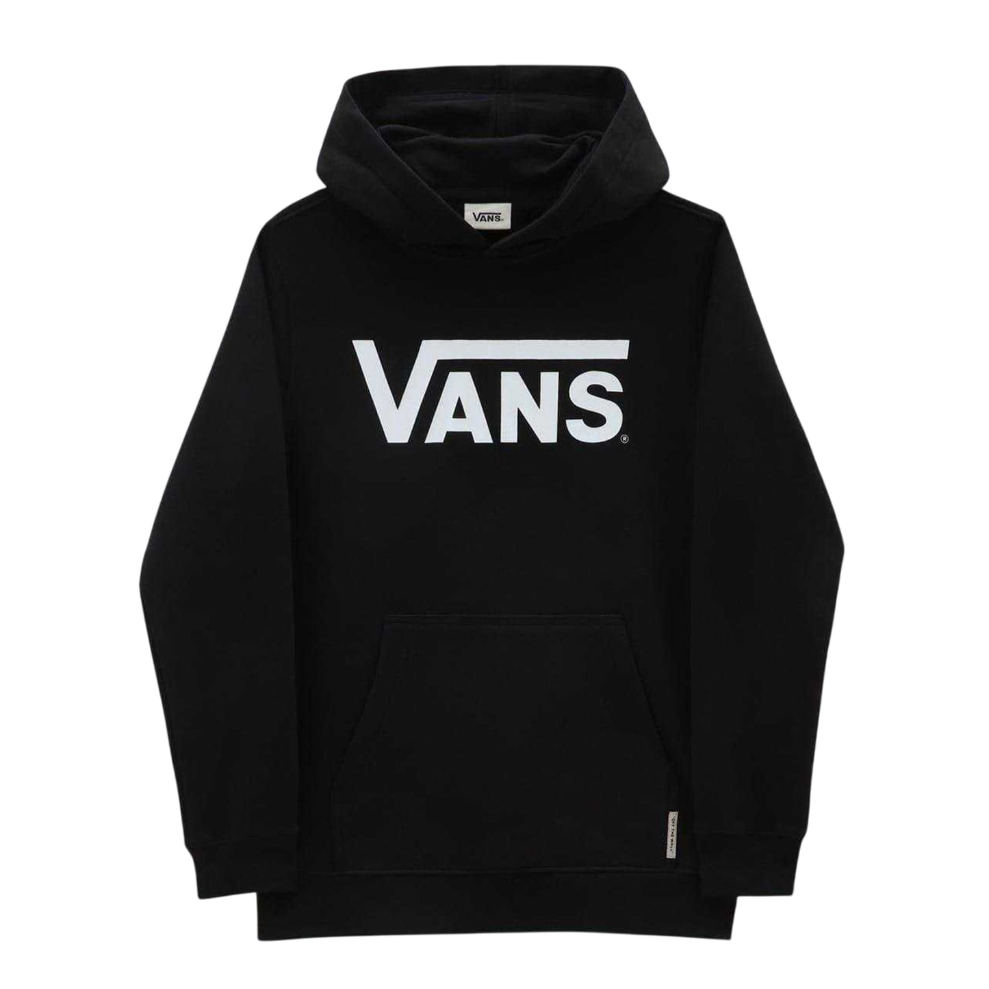 Black - Front - Vans Teen Classic Logo Hooded Hoodie