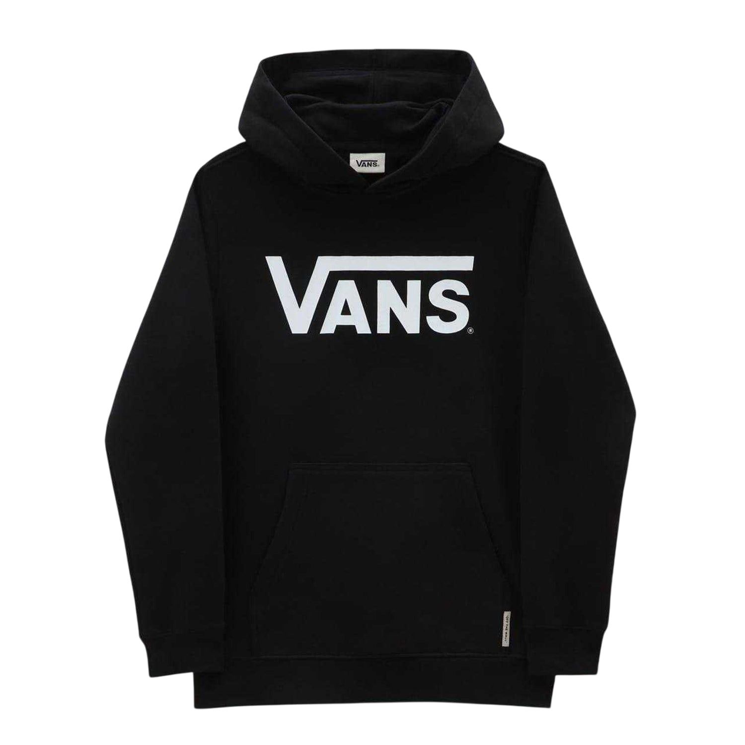 Black - Front - Vans Teen Classic Logo Hooded Hoodie