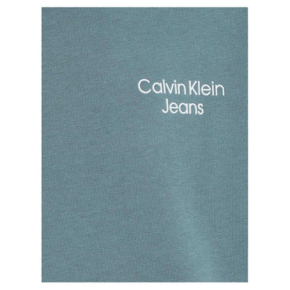 Goblin Blue - Side - Calvin Klein Childrens-Kids Logo Hoodie