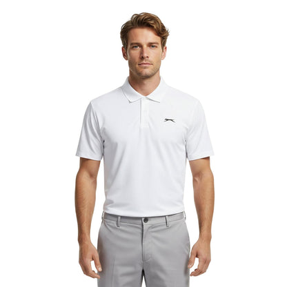 Cream - Side - Slazenger Mens Aero Polo Shirt
