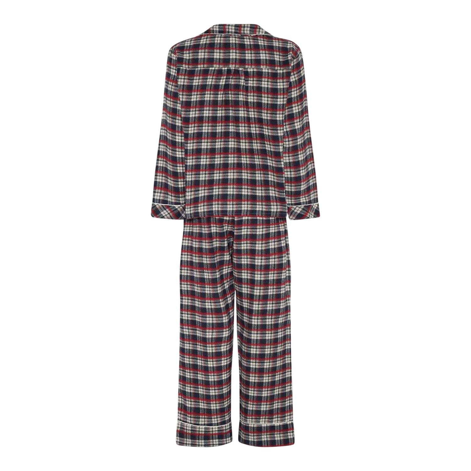 Parisian Night - Back - CCDK Copenhagen Womens-Ladies Helga Checked Long Pyjama Set