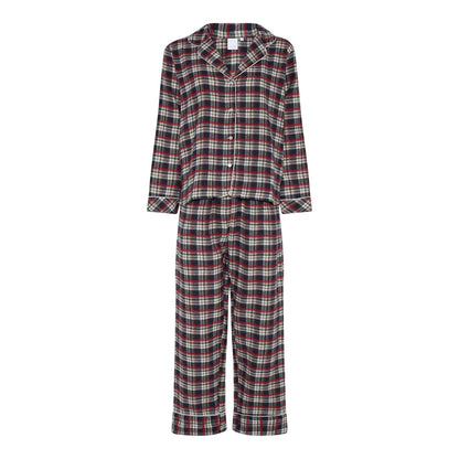Parisian Night - Front - CCDK Copenhagen Womens-Ladies Helga Checked Long Pyjama Set