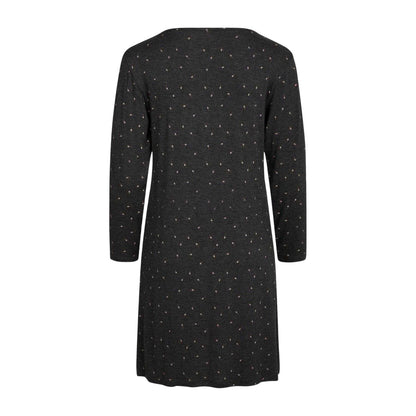 Dark Grey - Back - CCDK Copenhagen Womens-Ladies Jacqueline Speckle Dress