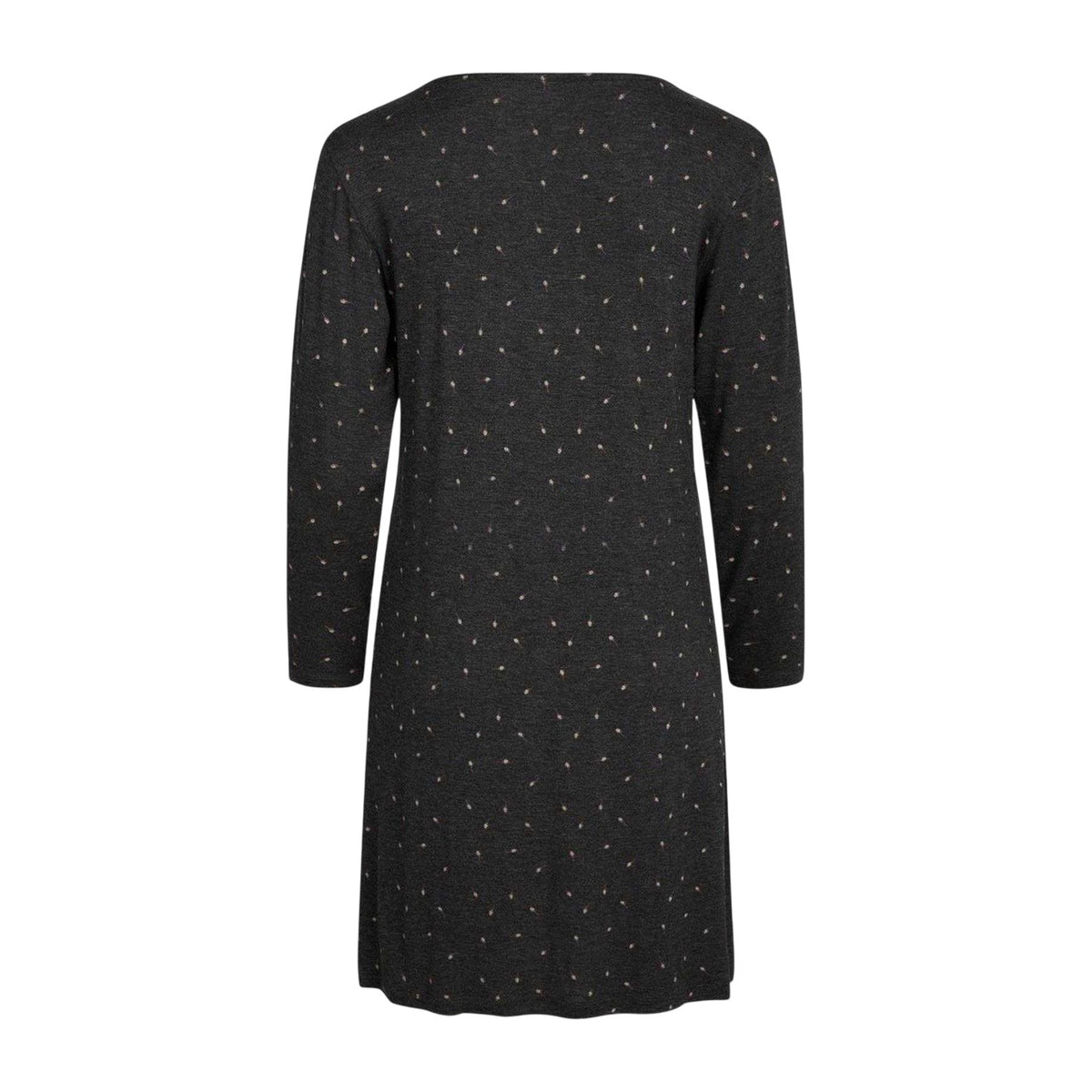 Dark Grey - Back - CCDK Copenhagen Womens-Ladies Jacqueline Speckle Dress