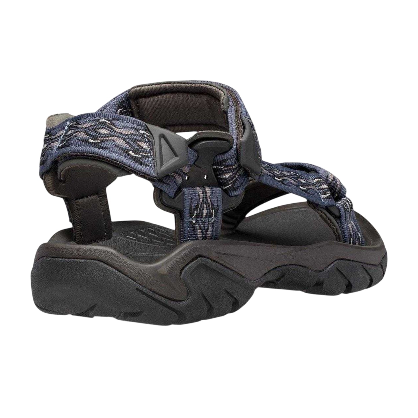 Blue - Back - Teva Mens Fi 5 Adjustable Strap Walking Sandals