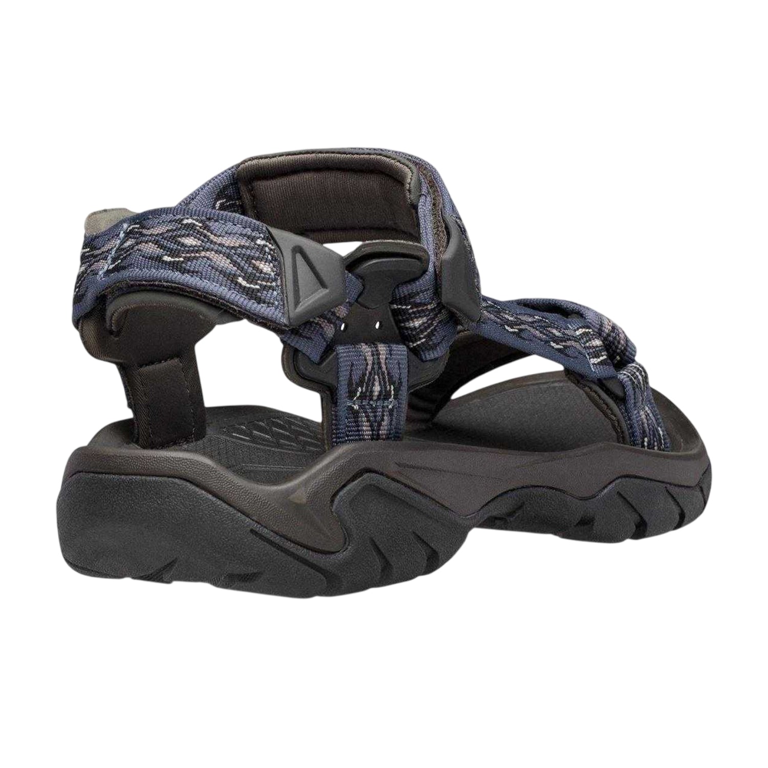 Blue - Back - Teva Mens Fi 5 Adjustable Strap Walking Sandals