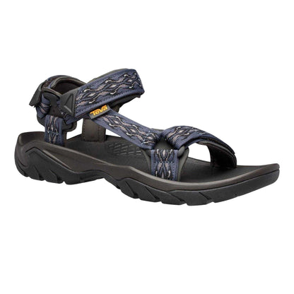 Blue - Pack Shot - Teva Mens Fi 5 Adjustable Strap Walking Sandals