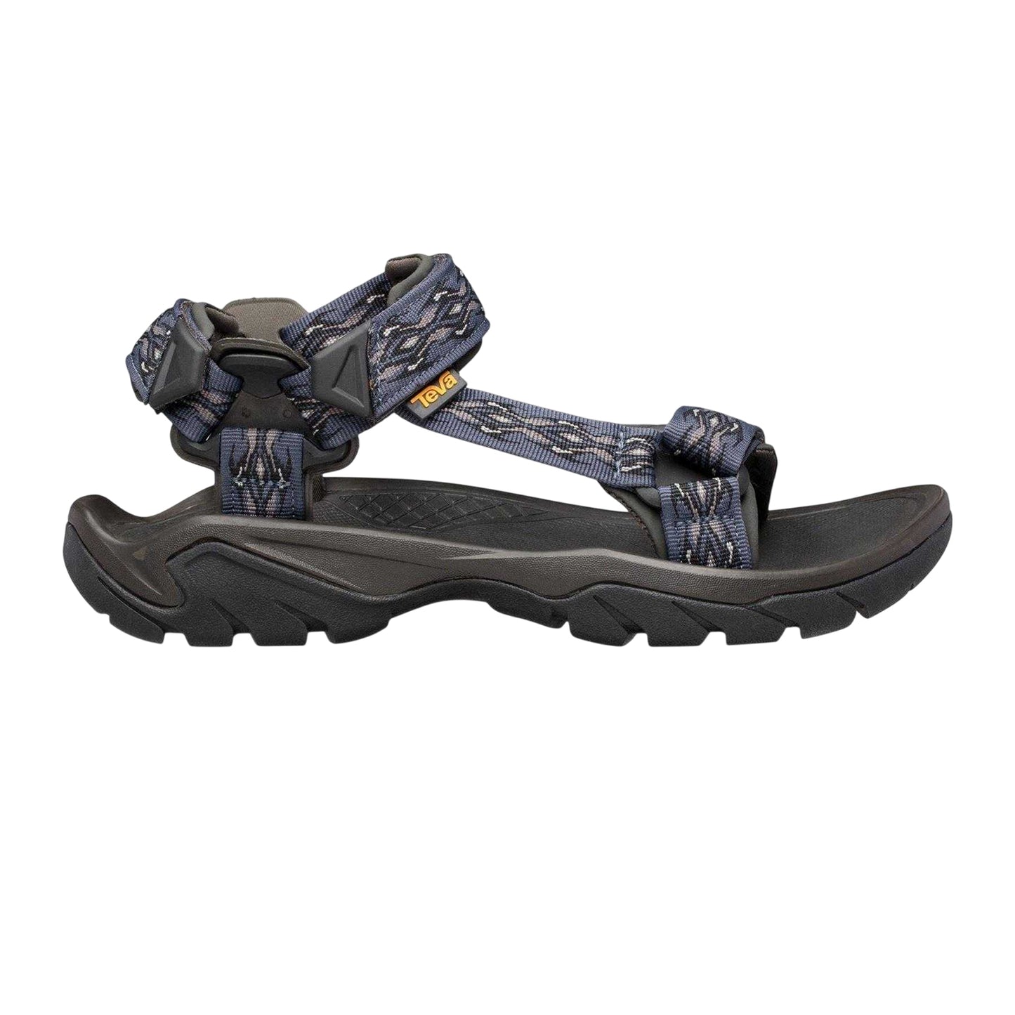 Blue - Front - Teva Mens Fi 5 Adjustable Strap Walking Sandals