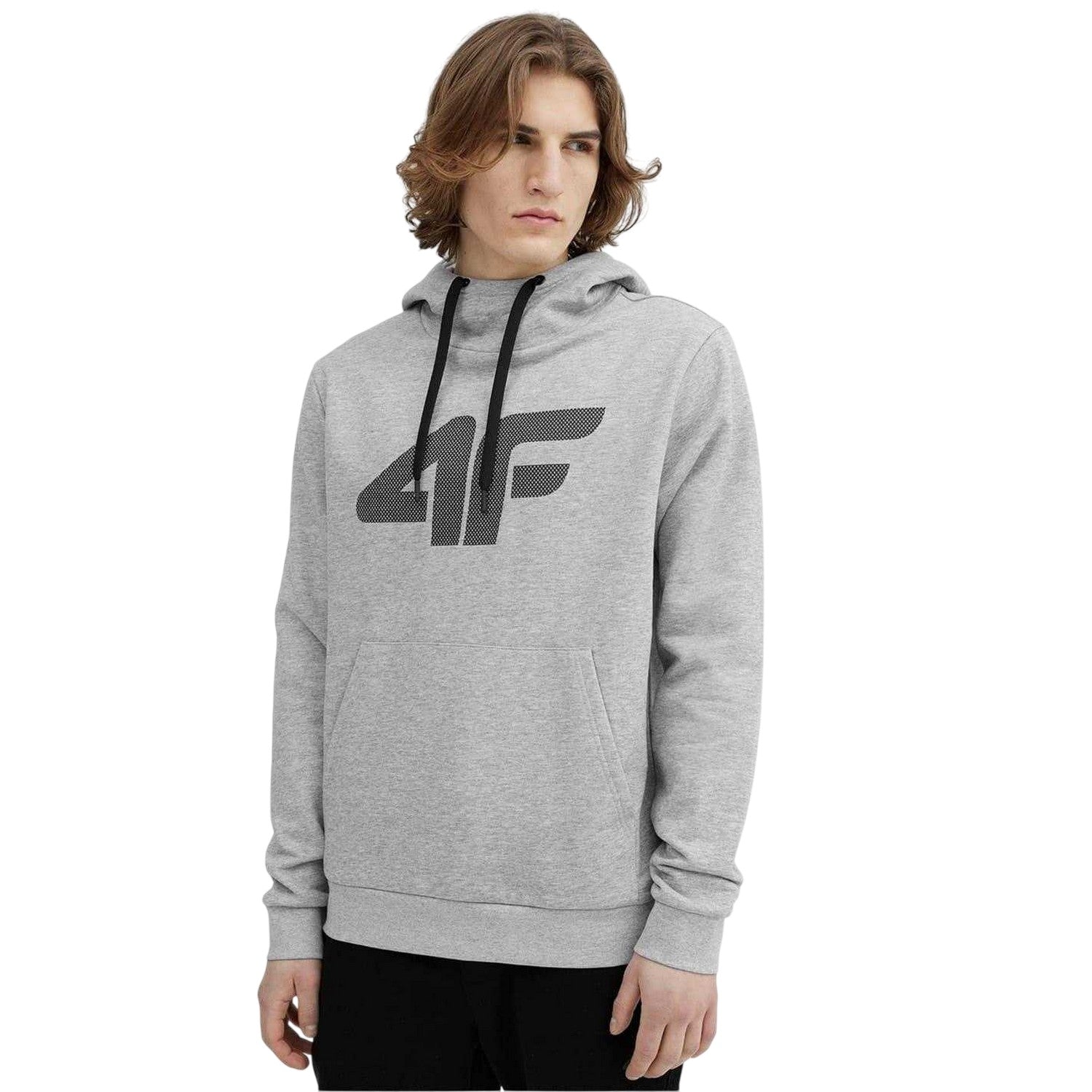 Light Grey - Side - 4F Mens Oth Logo Hoodie