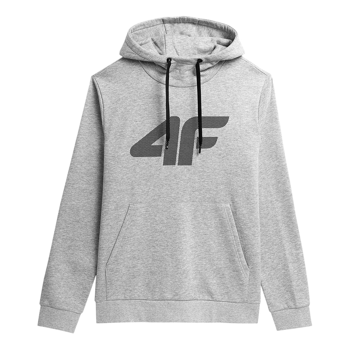 Light Grey - Front - 4F Mens Oth Logo Hoodie