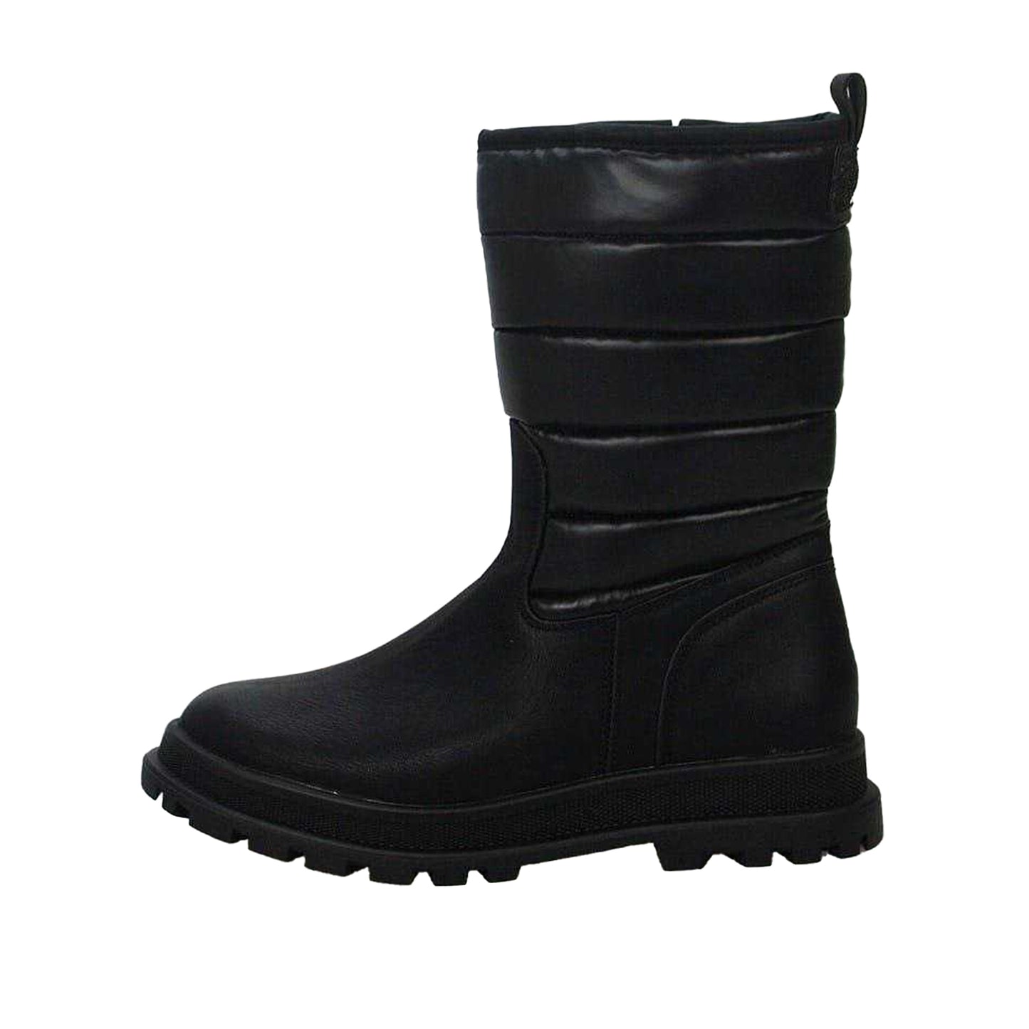 Black - Back - Buckle My Shoe Unisex Adult Knee-High Boots
