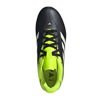 Black-Lemon - Side - Adidas Childrens-Kids Copa Pure 3 Club Firm Ground Football Boots