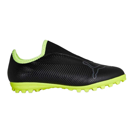 Black - Front - Puma Childrens-Kids Finesse Textured Leather Football Boots