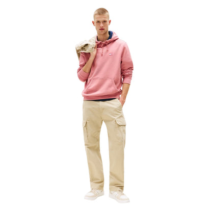 Berry - Side - Tommy Jeans Mens Badge Hoodie