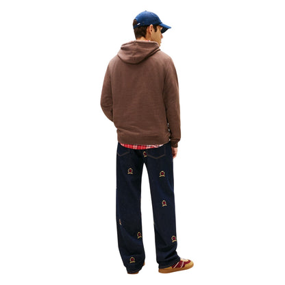 Black-Walnut - Back - Tommy Jeans Mens Badge Hoodie