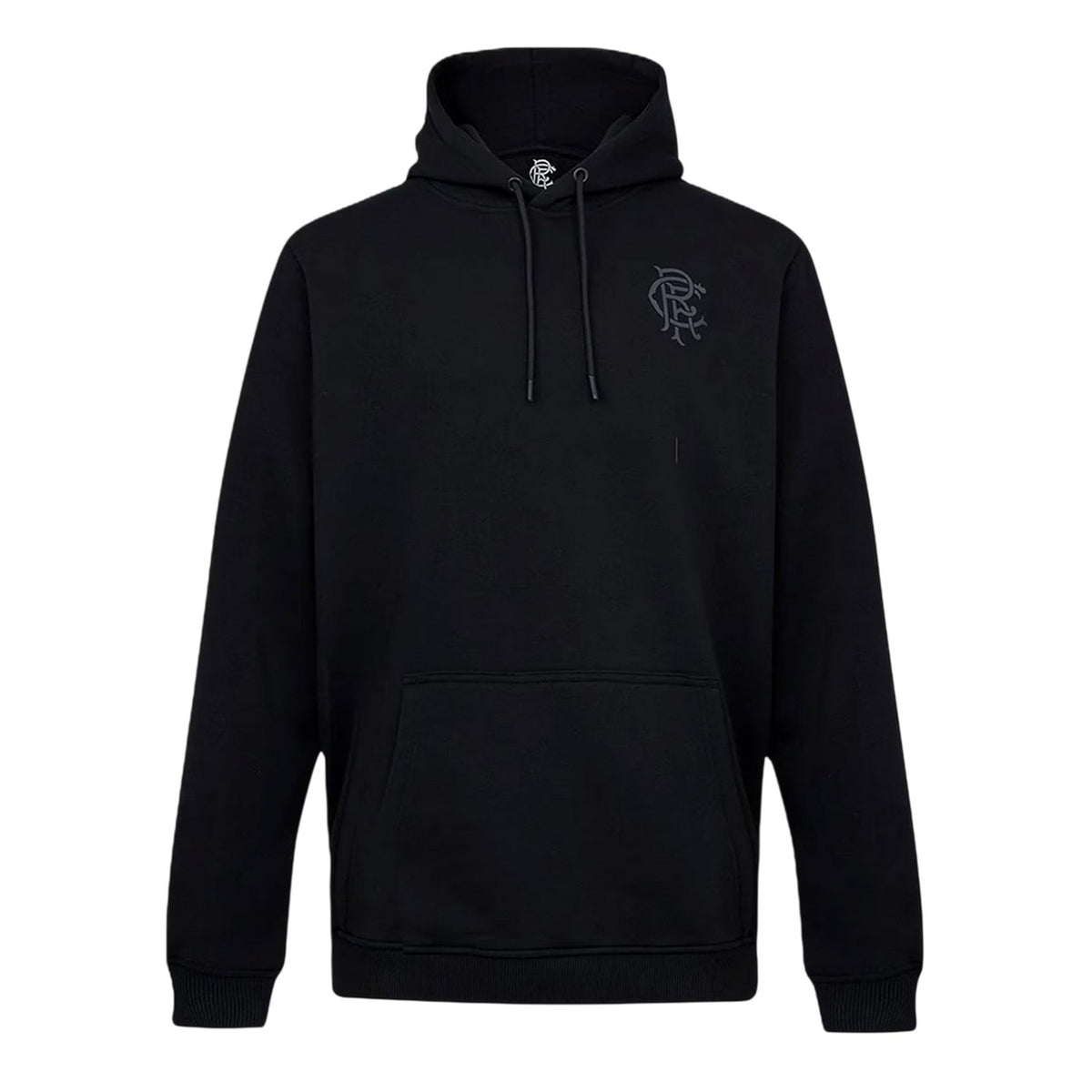 Black - Front - Castore Mens Rangers FC Hoodie
