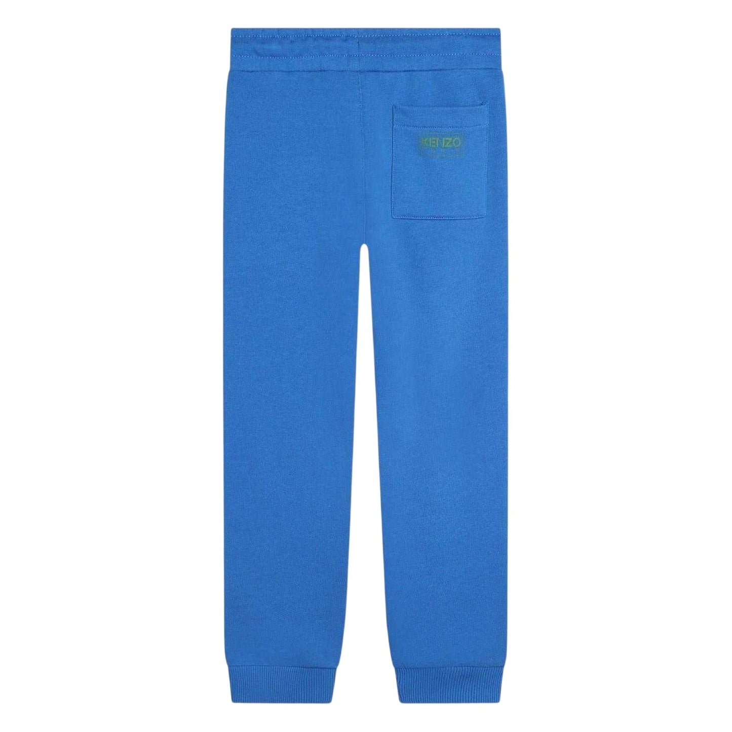 Blue - Back - Kenzo Childrens-Kids Logo Regular Jogging Bottoms