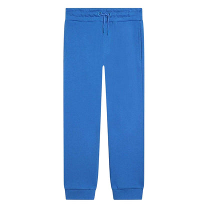 Blue - Front - Kenzo Childrens-Kids Logo Regular Jogging Bottoms