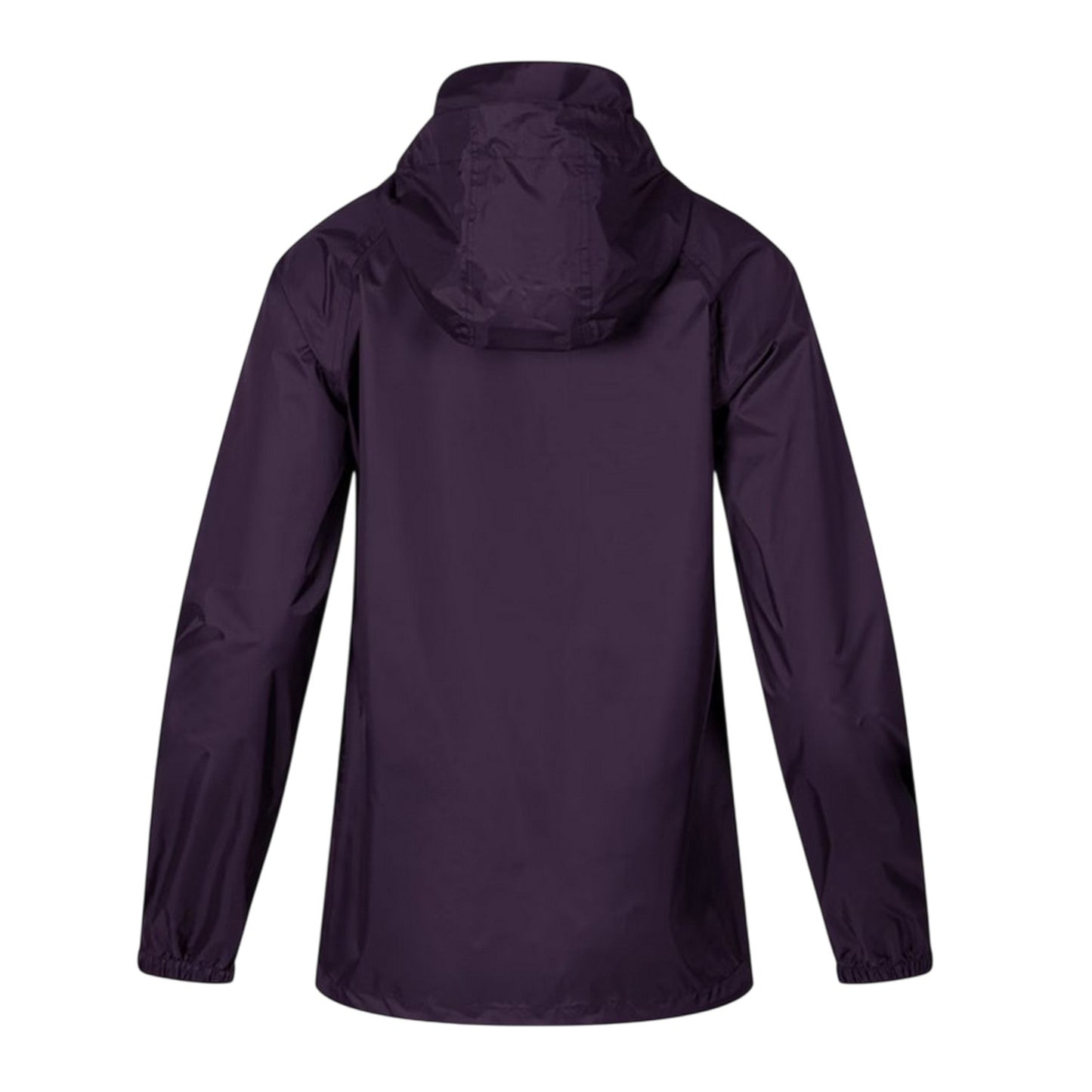 Purple - Back - Respect Womens-Ladies Packaway Waterproof Jacket
