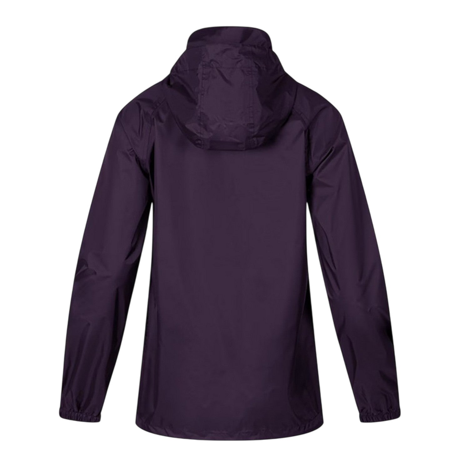 Purple - Back - Respect Womens-Ladies Packaway Waterproof Jacket