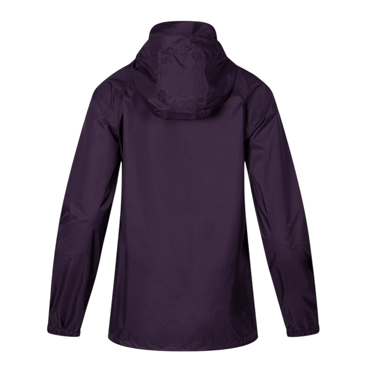 Purple - Back - Respect Womens-Ladies Packaway Waterproof Jacket