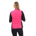 Pink-Black - Back - Dare 2B Womens-Ladies Ascending Lightweight Padded Gilet