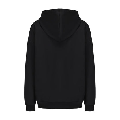 Black - Back - Characters Womens-Ladies Mickey Mouse Oversized Hoodie