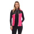Pink-Black - Front - Dare 2B Womens-Ladies Ascending Lightweight Padded Gilet