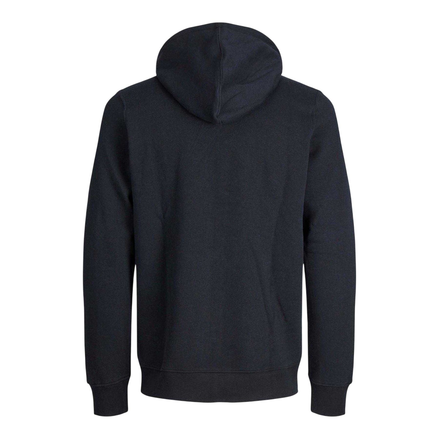 Black - Back - Jack And Jones Mens Bradley Full Zip Hoodie