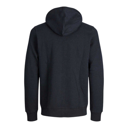 Black - Back - Jack And Jones Mens Bradley Full Zip Hoodie