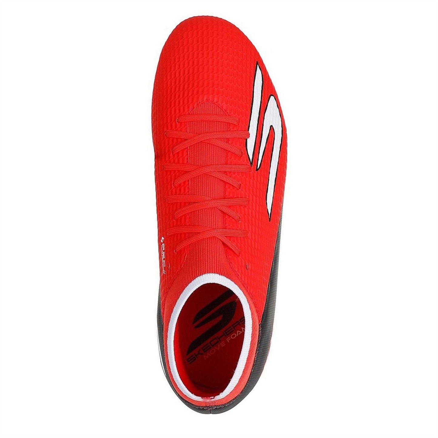 Red-Black - Side - Skechers Mens SKX_2 Academy Firm Ground Football Boots