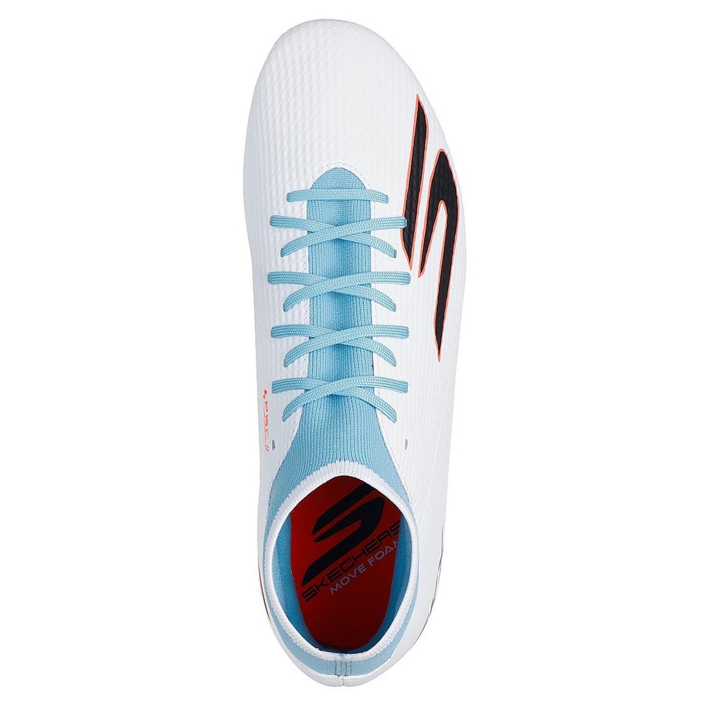 White-Blue - Side - Skechers Mens SKX_2 Academy Firm Ground Football Boots