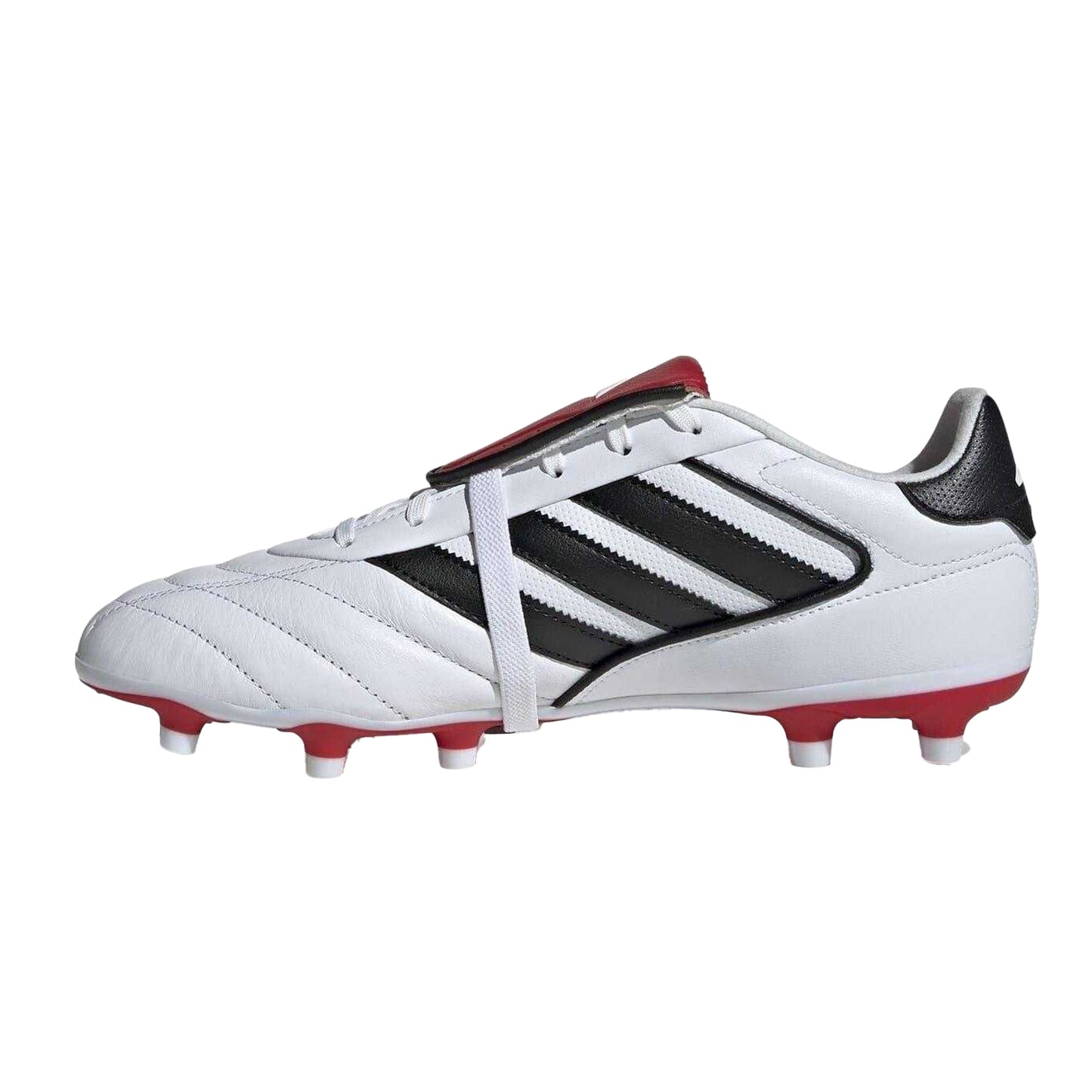 White-Black-Red - Side - Adidas Mens Copa Gloro II Leather Firm Ground Football Boots