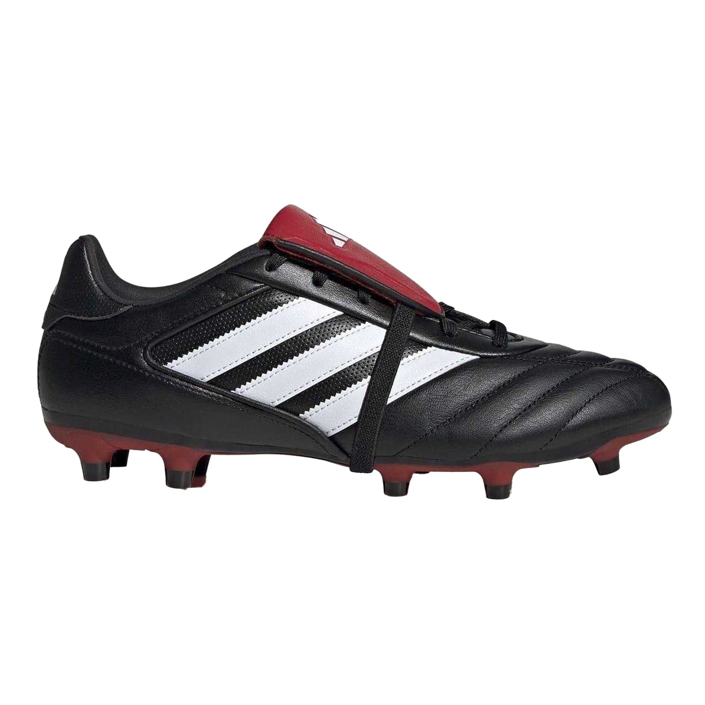 Black-White-Red - Side - Adidas Mens Copa Gloro II Leather Firm Ground Football Boots