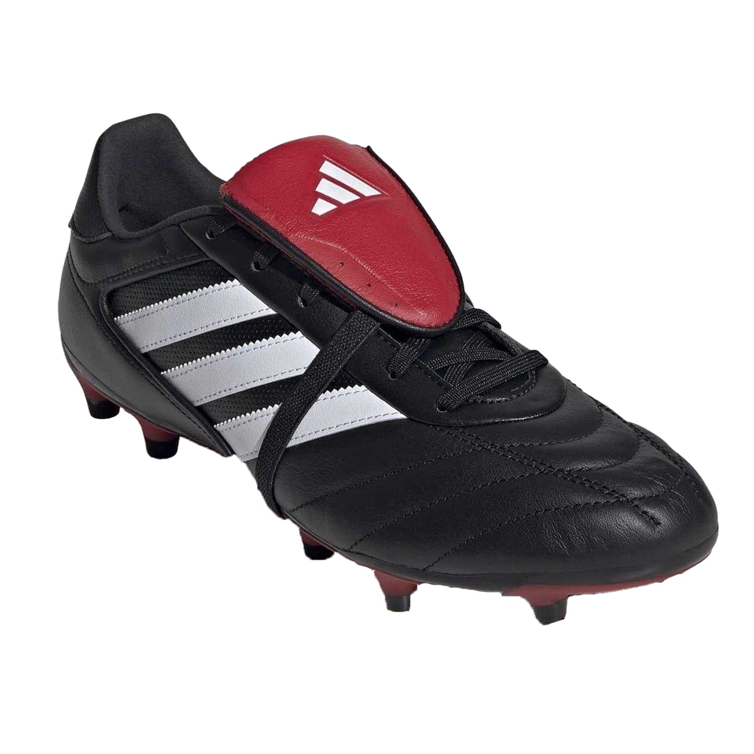 Black-White-Red - Close up - Adidas Mens Copa Gloro II Leather Firm Ground Football Boots