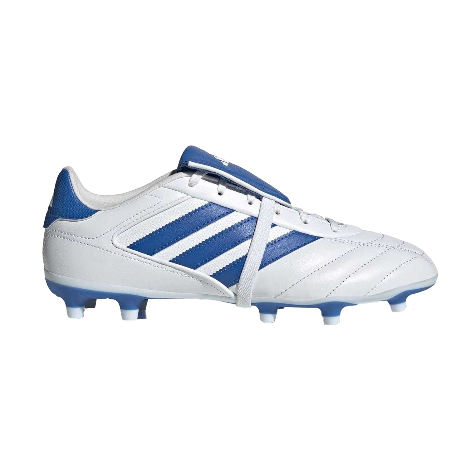 White-Blue - Front - Adidas Mens Copa Gloro II Leather Firm Ground Football Boots